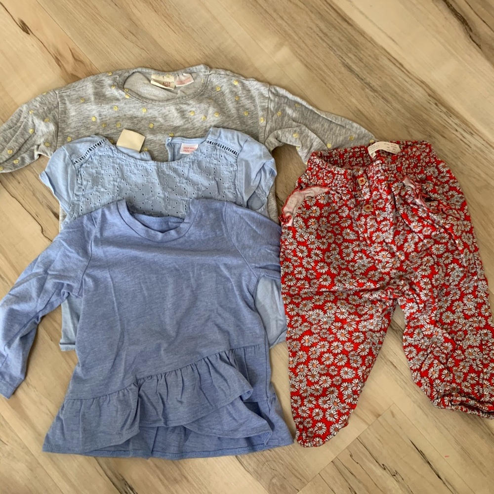 Baby Girls Zara/Osh Kosh Bundle